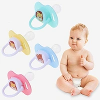 Baby Nipple Food Grade Silicone Pacifier Round Head Infant Newborn Soother Orthodontic Bpa Free Safe Teether