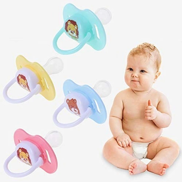 Baby Nipple Food Grade Silicone Pacifier Round Head Infant Newborn Soother Orthodontic Bpa Free Safe Teether