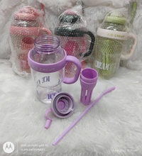 Fruit Infuser Detox Ice Cream Theme Sipper Bottle, BPA-Free Stylish Water Bottle, Fruit Detox Bottle