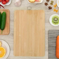 Bamboo Cutting Board, Chopping Board Knife Friendly with Hanging Ring - S-20cm*30cm