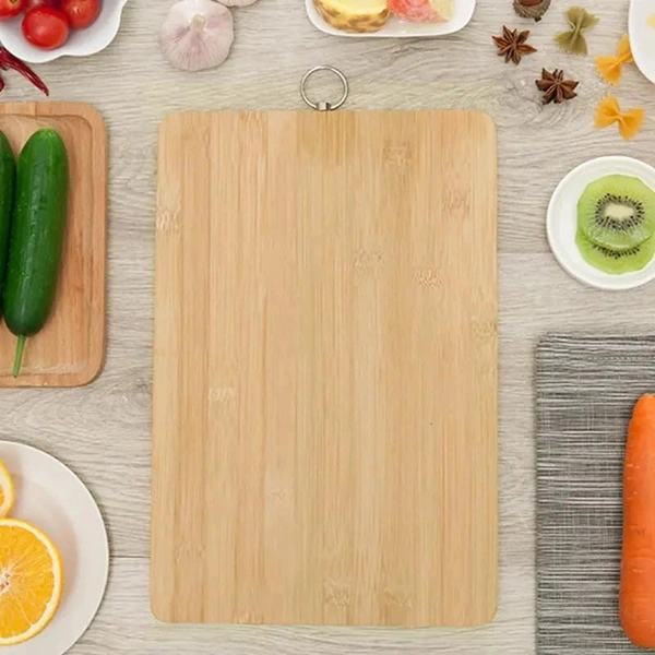 Bamboo Cutting Board, Chopping Board Knife Friendly with Hanging Ring - S-20cm*30cm