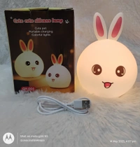 Rabbit Lamp Touch Dimming Bedside Lights Bunny Lamp Tap Lights Kids Night Lights Nursery Night Light Touch Light Kid Night Light