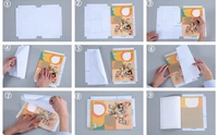 30Pcs Transparent Book Protective Films Waterproof Self-adhesive Book Covers Book Film Text Book Cover Protect your Books, Documents,Presentations Book Cover with Frosted Self-adhesive_ 3 Size