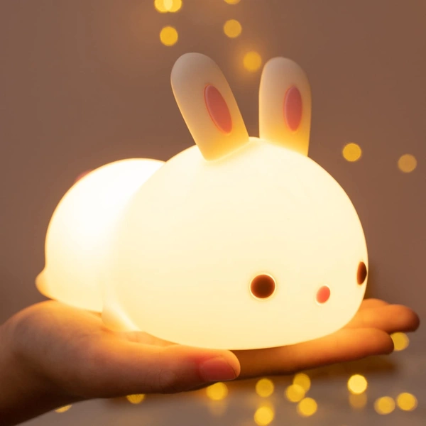 Cute Bunny Sillicone Night Lamp 