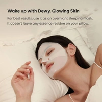 Bio-Collagen Overnight Face Mask|Korean Glass Skin Hydrogel Mask for Deep Hydration,Pigmentation,Anti-Aging&Pore Minimizing|Hyaluronic Acid,Niacinamide,Vitamin E&Centella