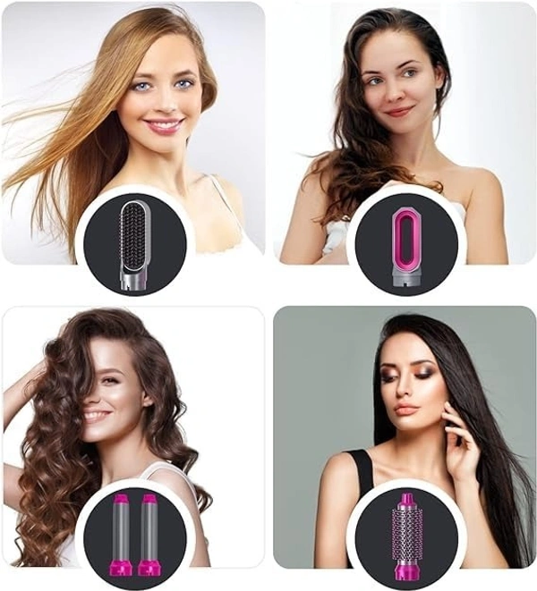 5 in 1 Hot Air Styler Hair Dryer Comb Multifunctional Styling