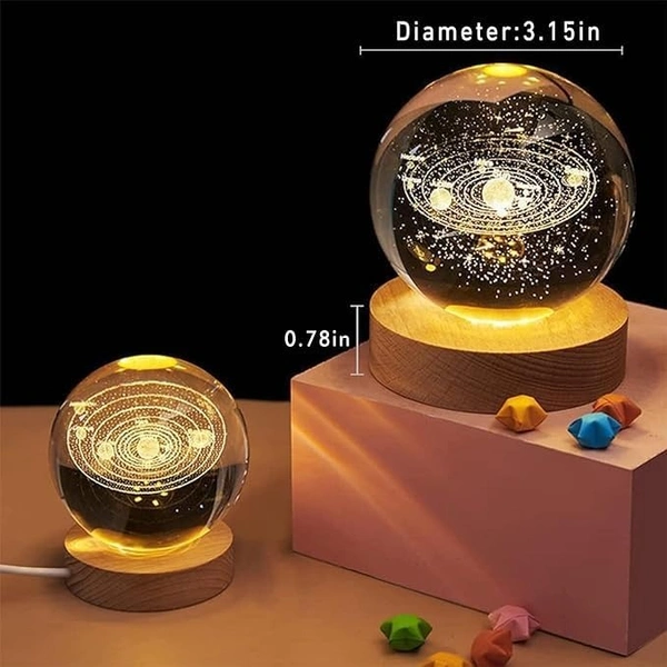 Crystal Ball Lamp Mix Design Light