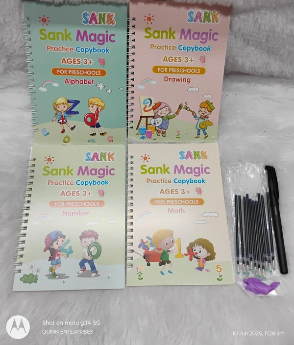 Sank Magic Book With 2Pen 10 Reffill