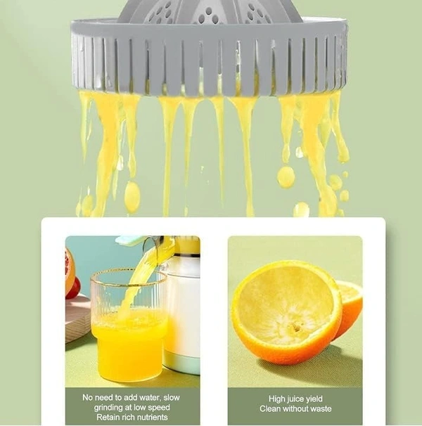 Automatic Citrus Fruit Juicer Electrical Orange Juicer Squeezer Electric Lemon Juicer Rechargeable and Portable for Kitchen Juicer With USB Best Juicer