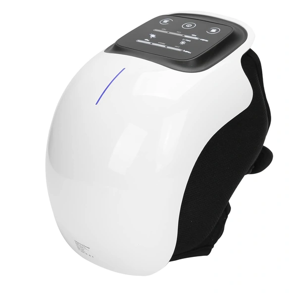 Cordless Knee Massager for Joint Pain, Shoulder, Elbow | 3 Adjustable Heat and Vibration,Red Light Therapy, LED Touch Screen, Cramps, Relieves, Physiotherapy Arthritis for Women and Men