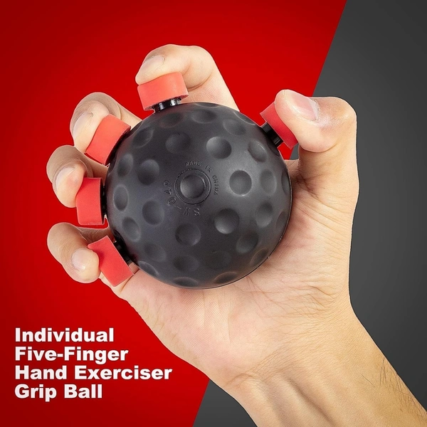 Ultimate Finger Exerciser Strength Trainer Exercise Ball Hand Strengthener Hand Balls Workout Equipment for Men & Women