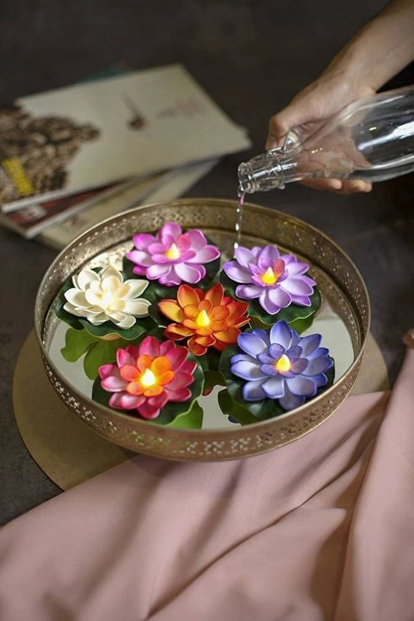 Sensor Water Floating Diyas