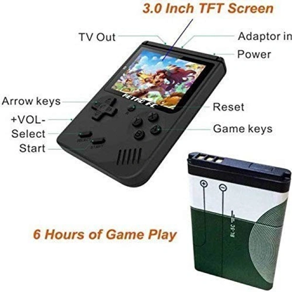 Video Game with Mario, Super Mario Contra, Other 400 Games with Battery