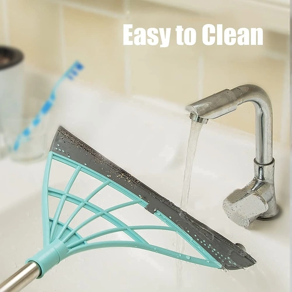 Multifunction Scraping Magic Broom Wipe Easy Squeeze Silicone Mop Indoor Kitchen Window Well Carpet Floor Bathroom Cleaning Sweeper Pet Dog Hair Angle Soft Broom Tools Outdoor Garage Push Broom