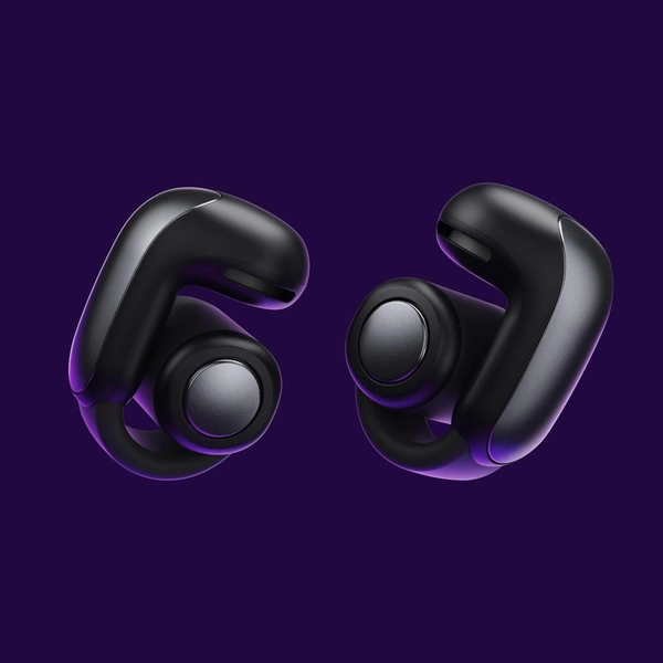 New Ultra Open Earbuds with OpenAudio Technology, Open Ear Wireless Earbuds, Up to 48 Hours of Battery Life - Black