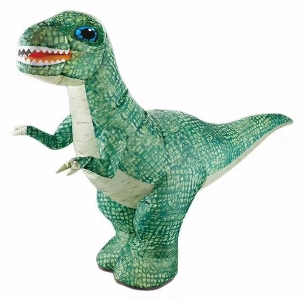 Giant Inflatable RC Dinosaur Toy – Big Remote Control Walking Dino with Lights | USB Rechargeable Electric Dinosaur for Kids (Multicolor)