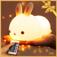 Cute Bunny Sillicone Night Lamp 