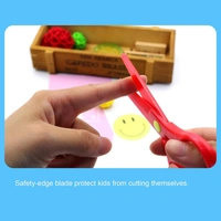 Children Safe -Scissors Set Preschooler Training-Scissors Kindergarten Kids Paper-Cut DIY Art Craft Plies Kit