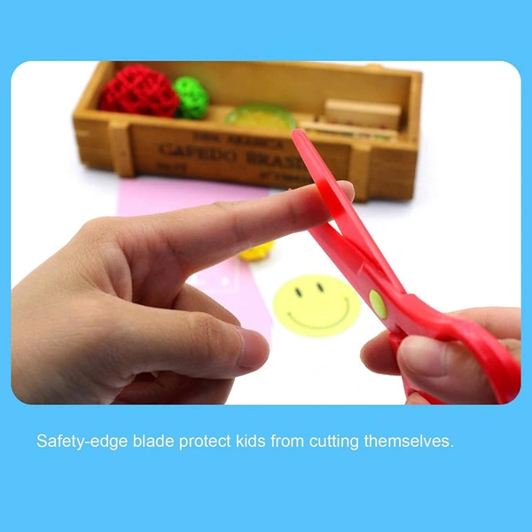 Children Safe -Scissors Set Preschooler Training-Scissors Kindergarten Kids Paper-Cut DIY Art Craft Plies Kit