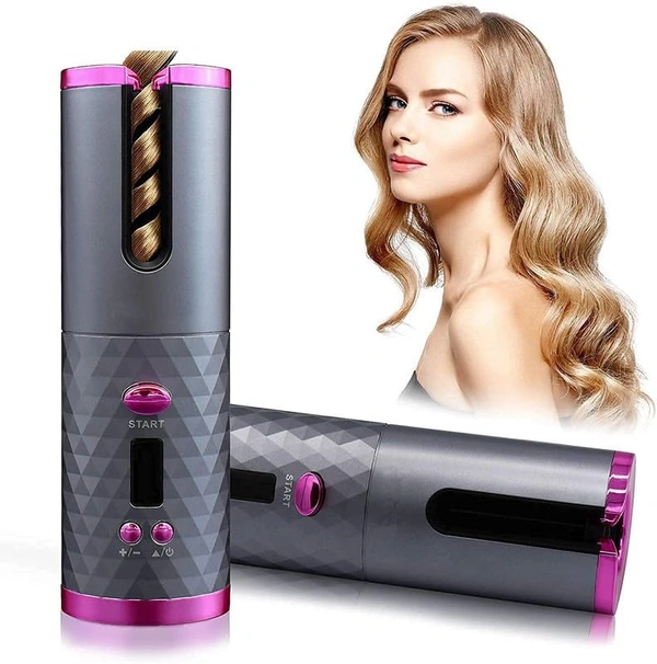 Rechargeable Cordless Hair Curling Iron 