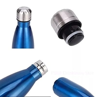 Rainbow Water Bottle, Multicolour Flask, Stainless Steel Double Wall Vacuum Insulated Water Bottle, Multicolor Tumbler, Insulated Water Bottle, Leak Proof Bottle 