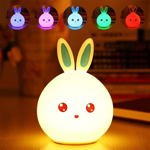 Rabbit Lamp Touch Dimming Bedside Lights Bunny Lamp Tap Lights Kids Night Lights Nursery Night Light Touch Light Kid Night Light