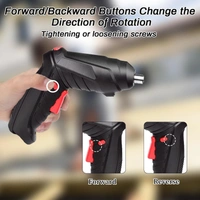 Electric Cordless Screwdriver Kit Set| Rechargeable Screw Gun with USB Cable & for Home, Office & DIY | With LED Light and Lightweight Design