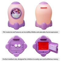 Space Piggy Bank for kids with lock and key,Birthday and Return gifts Space Piggy Bank