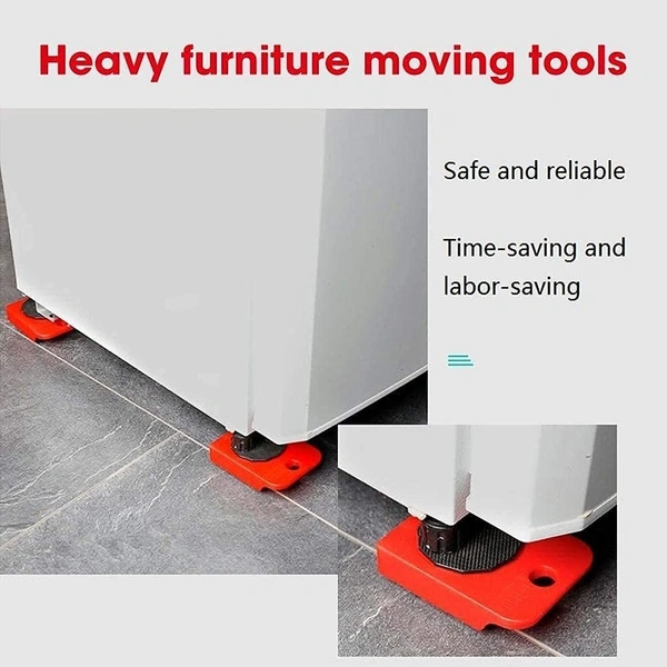 Furniture Lifter Mover Tool Set Heavy Duty Furniture Shifting Lifting Moving Tool with Wheel Pads for Easy and Safe Moving, Suitable for Sofas, and Refrigerators, Up to 150KG/330 lbs