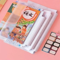 30Pcs Transparent Book Protective Films Waterproof Self-adhesive Book Covers Book Film Text Book Cover Protect your Books, Documents,Presentations Book Cover with Frosted Self-adhesive_ 3 Size