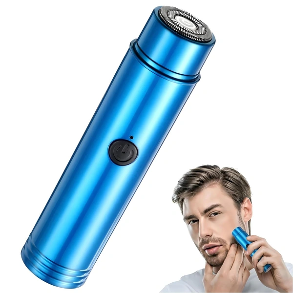 JILILAI Mini Men's Electric Shaver Rechargeable Rotary Automatic Razor Face Trimmer