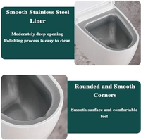 Wall-mounted Toilet Shaped Bathroom Ashtray, Toilet With Covered Ashtray For Home, Hotel, Bar, Office