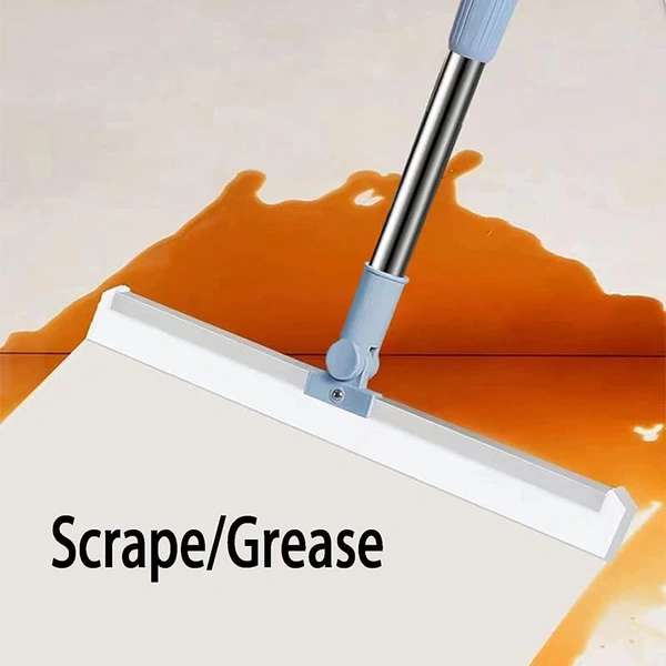 Multifunction Magic Broom,Silicone Floor Squeegee Broom with Long Handle,180 Degree Rotatable Wiper, Detachable Indoor Scraping Broom, Magic Wiper brush Pet Hair (2 in 1)(Multi)