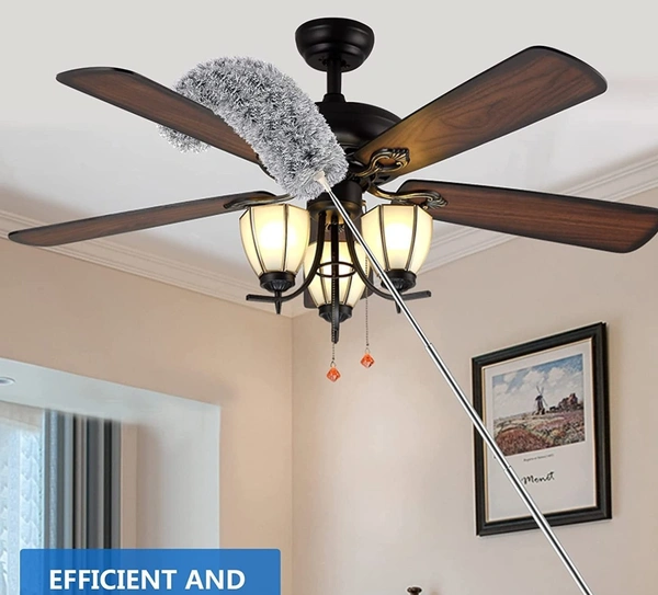 Fan duster 8 foot Grey