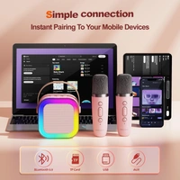  K12 Speaker Machine Bluetooth-Compatible Wireless Karaoke Mic Speaker 