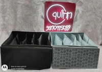 BAGS Clothes Drawer Organizer For Jeans,Wardrobe Clothes Organizer For Folded Clothes,Clothes Storage Organizer For Jeans,Sweater,Dresses,T-Shirts - GREY