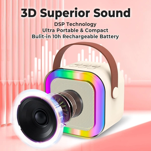 Karaoke Microphone Machine Toy K12 Speaker 
