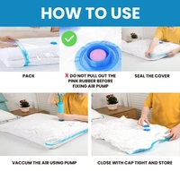 Vacuum Bags, Clothes Storage Bag 5 Pc
