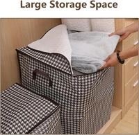 180L Foldable Blanket Storage Bag with Reinforced Handle/Sturdy Zipper Organization for Bedroom, Closet, Comforters, Pillows, Toys