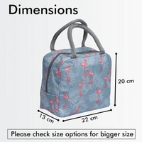 Lunch Box Insulated Bag Multi print 