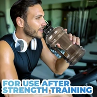 2.2L Water Bottle 75oz Half Gallon Capacity Leakproof BPA Free Odorless Material Solid Jug Daily Hydration Gym Fitness Athletic Gear Sports Water Bottle for Camping Hiking Outdoor Activities