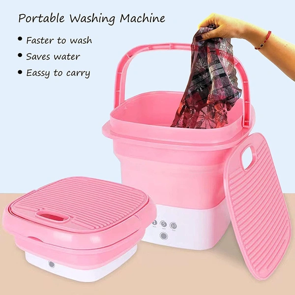 Washing Machine Portable, Mini Foldable Washer 