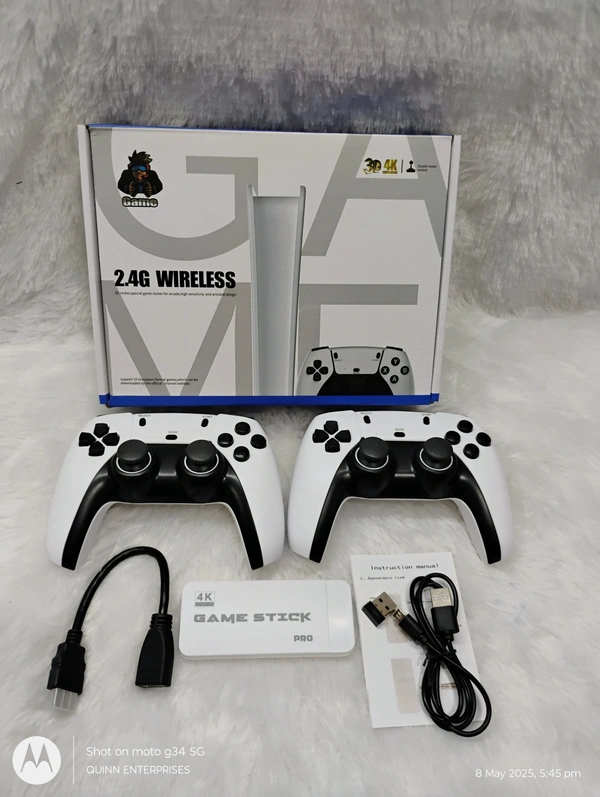 M15 PS5 Wireless Video Game Console, 4K HD Game Stick for TV, Retro Gaming System