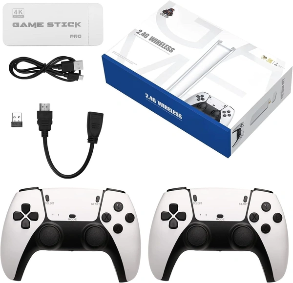 M15 PS5 Wireless Video Game Console, 4K HD Game Stick for TV, Retro Gaming System
