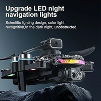 Screen Remote Control Drone with Camera & 8GB Storage Card for Adults 1080P Screen Remote Control Brushless Motor Drones With Cool Lights RC Quadcopter Altitude Hold Obstacle Avoidance For Kids Adults