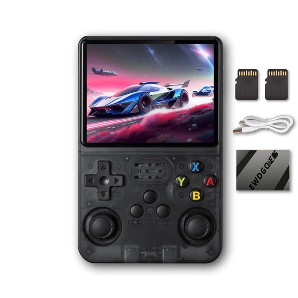 World R36S Retro Handheld Video Game Console 3.5 inch Retro Handheld Video Games Consoles Built-in Rechargeable Battery Portable Style Preinstalled Hand Held Game Consoles