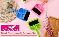 Set Mini Dustpan Brush Set Cleaning Brush Small Desk Broom Cleaning Tool for Computer Keyboard Desktop Car 
