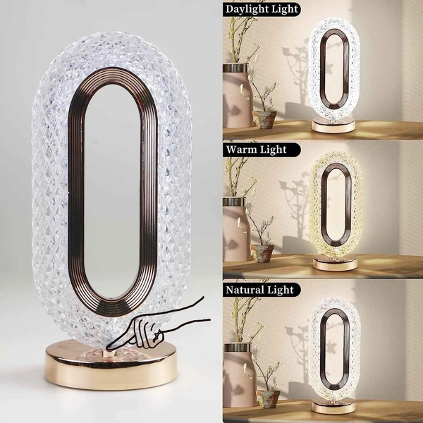 Oval Crystals Lamp Type C