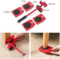 Furniture Lifter Mover Tool Set Heavy Duty Furniture Shifting Lifting Moving Tool with Wheel Pads for Easy and Safe Moving, Suitable for Sofas, and Refrigerators, Up to 150KG/330 lbs