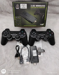 2.4g Green Ultimate Gaming Experience with Wireless Game Console 2.4G HD Arcade PS1